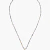 Chan Luu - Pearl Iolite Beaded Necklace MULTI