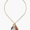 Chan Luu - Multi Tear Drop Necklace PINK MULTI -Apparel Sale Shop NG 14952LQPKMPRODUCT 01