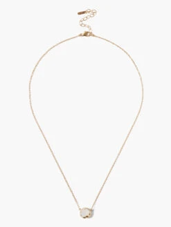 Chan Luu - Single Stone Necklace WHITE