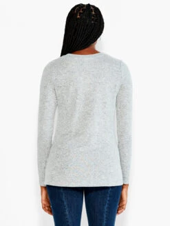 NZT Sweet Dreams Long Sleeve Crew Tee GREY MIX -Apparel Sale Shop NZTESS1016GRMPRODUCT 03