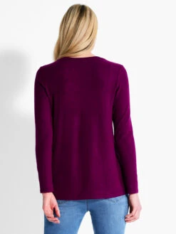 NZT Sweet Dreams V Tee MULBERRY -Apparel Sale Shop NZTF231090MULPRODUCT 03