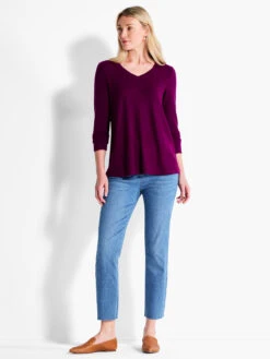 NZT Sweet Dreams V Tee MULBERRY -Apparel Sale Shop NZTF231090MULPRODUCT 04