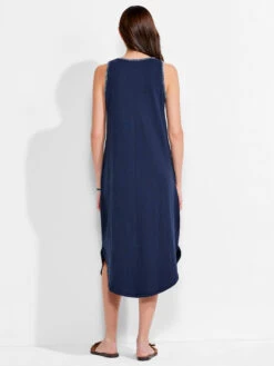 NZT Scoop Neck Stitch Tank Dress DARK INDIGO MULTI -Apparel Sale Shop NZTM231260DMIPRODUCT 03