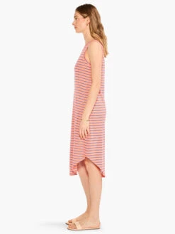 NZT Striped Tank Dress ORANGE MULTI -Apparel Sale Shop NZTM231264ORMPRODUCT 02