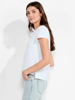 NZT Short Sleeve Roll V Tee PAPER WHITE 7 NZT Short Sleeve Roll V Tee PAPER WHITE -Apparel Sale Shop NZTM232013PWHPRODUCT 02