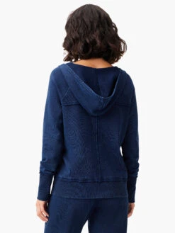 NZT Vintage French Terry Hoodie WASHED INDIGO -Apparel Sale Shop NZTW23203920WAIPRODUCT 03