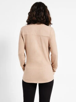 NZT Sweet Dreams Long Sleeve Shirt NATURAL -Apparel Sale Shop NZTW232051NATPRODUCT 03