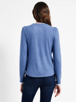 NZT Sweet Dreams Puff Shoulder Layered Top HORIZON -Apparel Sale Shop NZTW232071HORPRODUCT 03