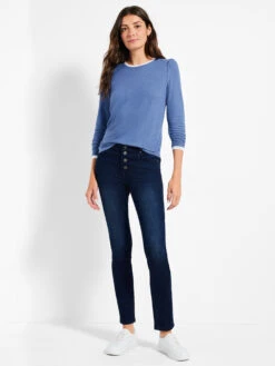 NZT Sweet Dreams Puff Shoulder Layered Top HORIZON -Apparel Sale Shop NZTW232071HORPRODUCT 04