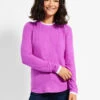 NZT Sweet Dreams Puff Shoulder Layered Top VIVID MAGENTA 1 NZT Sweet Dreams Puff Shoulder Layered Top VIVID MAGENTA -Apparel Sale Shop NZTW232071VMGPRODUCT 01
