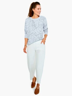 All Day Slim Wide Crop PAPER WHITE -Apparel Sale Shop R211802PWHPRODUCT 01 1