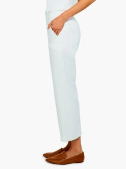 All Day Slim Wide Crop PAPER WHITE -Apparel Sale Shop R211802PWHPRODUCT 03 1