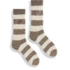 Lisa B - Rugby Stripe Crew Sock NEUTRAL -Apparel Sale Shop RUGBYSTRIPEMUSPRODUCT 01