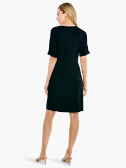 Eaze Tie Dress BLACK ONYX -Apparel Sale Shop S221216BLXPRODUCT 03