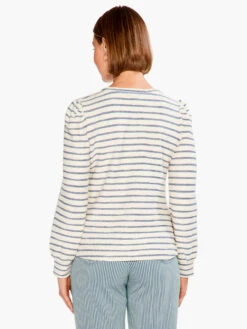 Striped Oceanus Top BLUE MULTI -Apparel Sale Shop S231007BLTPRODUCT 03
