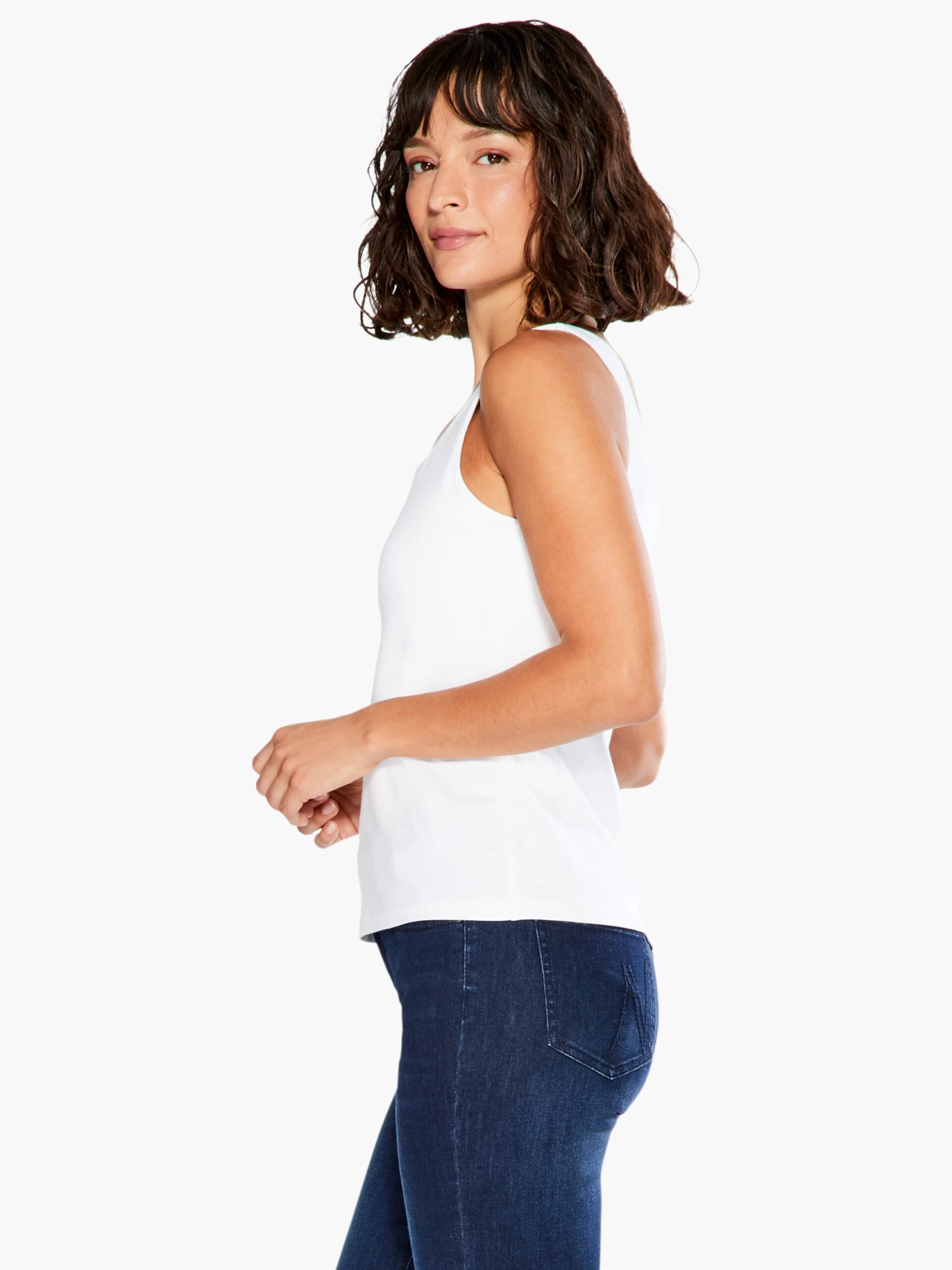 Shelf Bra Perfect Tank PAPER WHITE 4 Shelf Bra Perfect Tank PAPER WHITE - Image 2