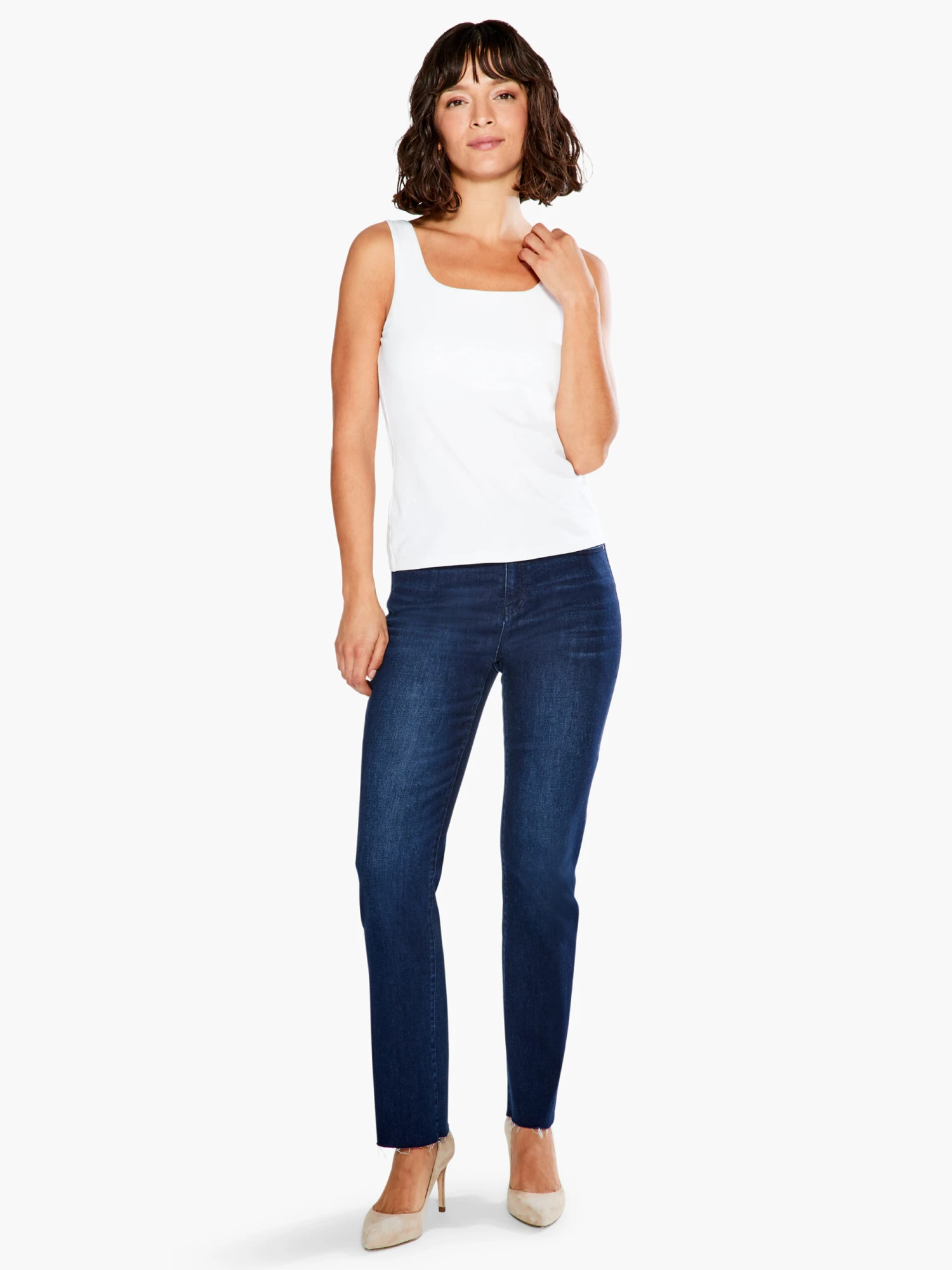 Shelf Bra Perfect Tank PAPER WHITE 6 Shelf Bra Perfect Tank PAPER WHITE - Image 4