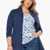 Snap Up Perfect Jacket HARBOR BLUE