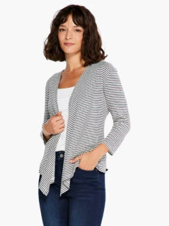 In Line 4-Way Cardigan WHITE MULTI -Apparel Sale Shop S231066WMTPRODUCT 02