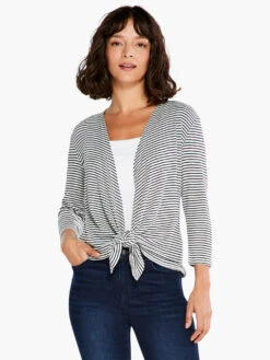 In Line 4-Way Cardigan WHITE MULTI -Apparel Sale Shop S231066WMTPRODUCT 03