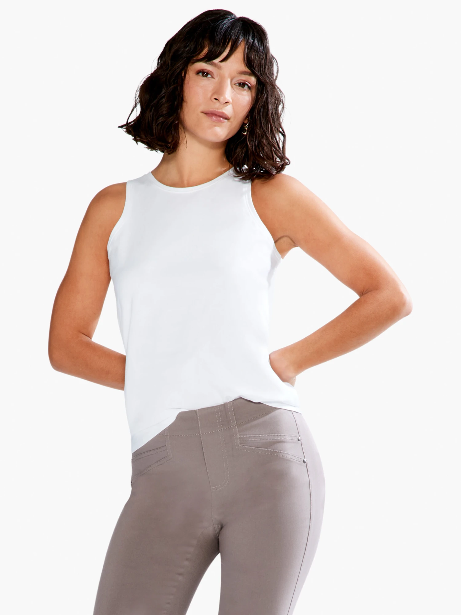 High Neck Perfect Tank PAPER WHITE 3 High Neck Perfect Tank PAPER WHITE