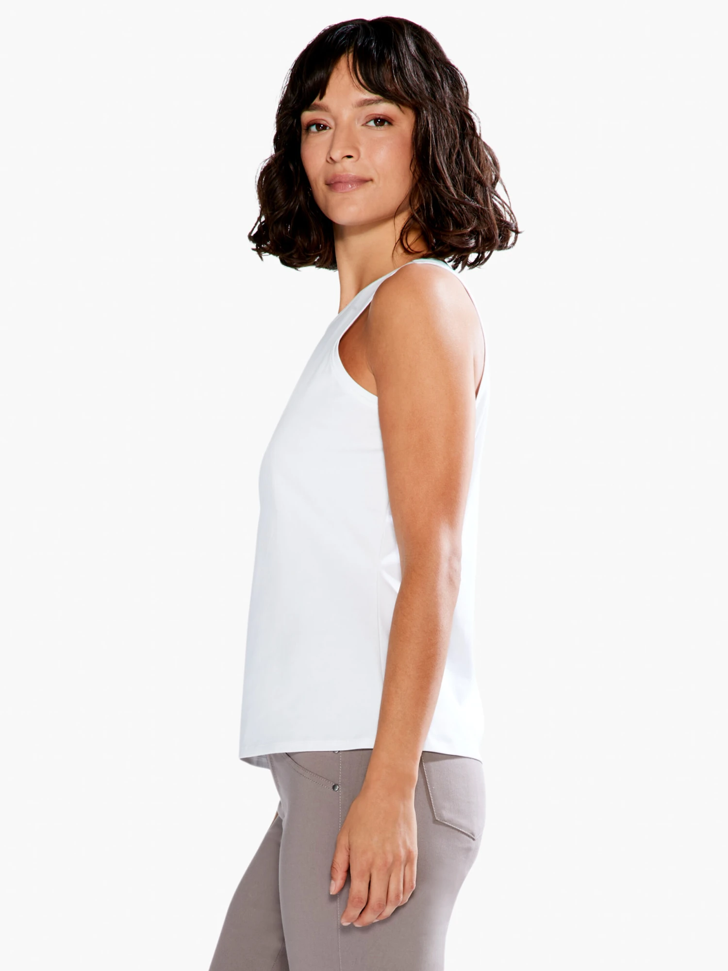 High Neck Perfect Tank PAPER WHITE 4 High Neck Perfect Tank PAPER WHITE - Image 2