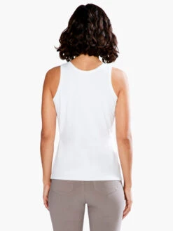 High Neck Perfect Tank PAPER WHITE 8 High Neck Perfect Tank PAPER WHITE -Apparel Sale Shop S231070PWHPRODUCT 03