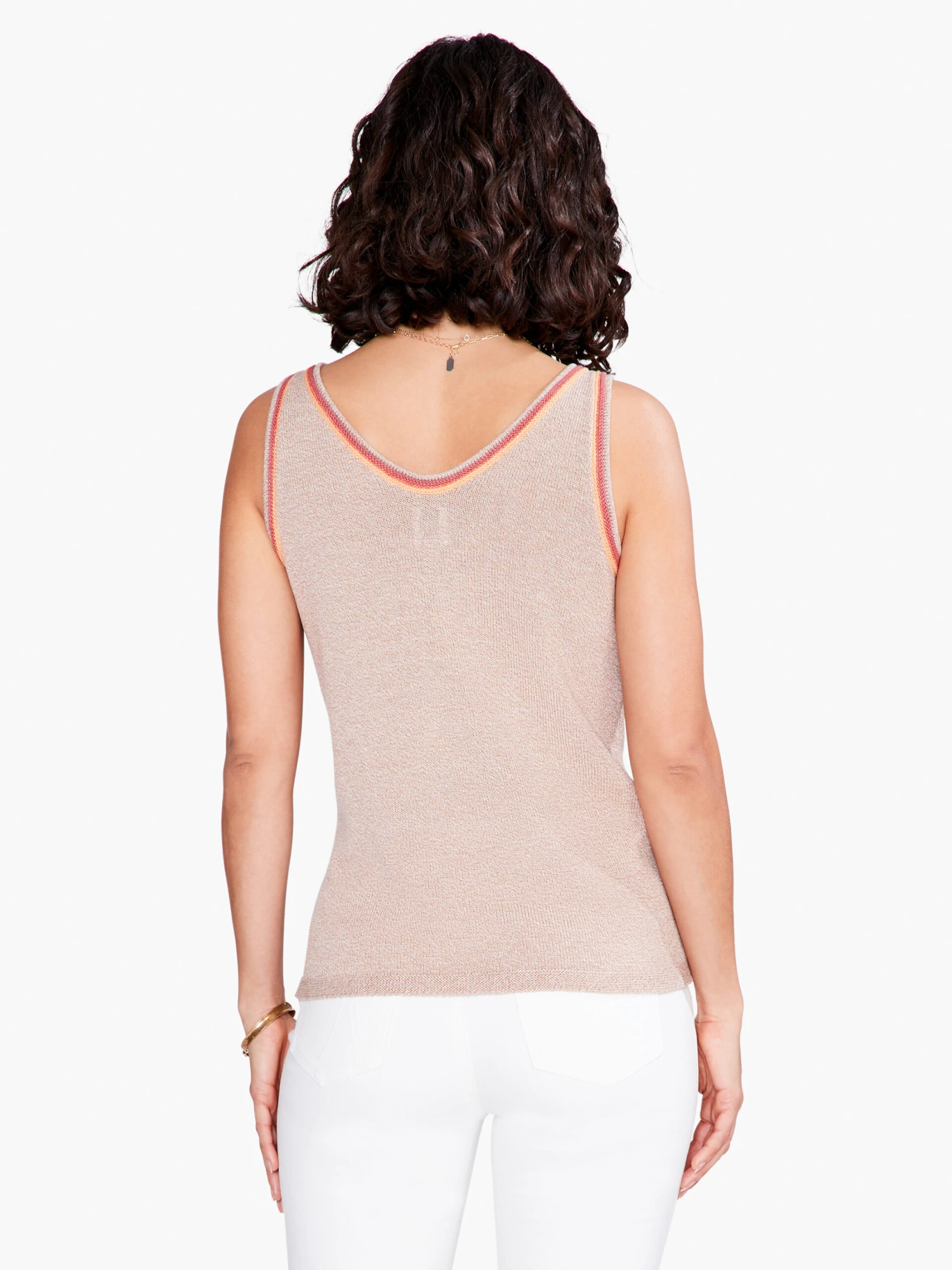 Sun Ray Crochet Tank ORANGE MULTI 5 Sun Ray Crochet Tank ORANGE MULTI - Image 3