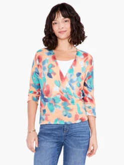 Terrace 4-Way Cardigan ORANGE MULTI -Apparel Sale Shop S231134ORMPRODUCT 03