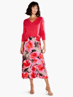 Rosy Outlook Slip Skirt PINK MULTI 9 Rosy Outlook Slip Skirt PINK MULTI -Apparel Sale Shop S231139PDPPRODUCT 04