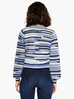 Crochet Blues Cardigan BLUE MULTI -Apparel Sale Shop S231157BLTPRODUCT 03