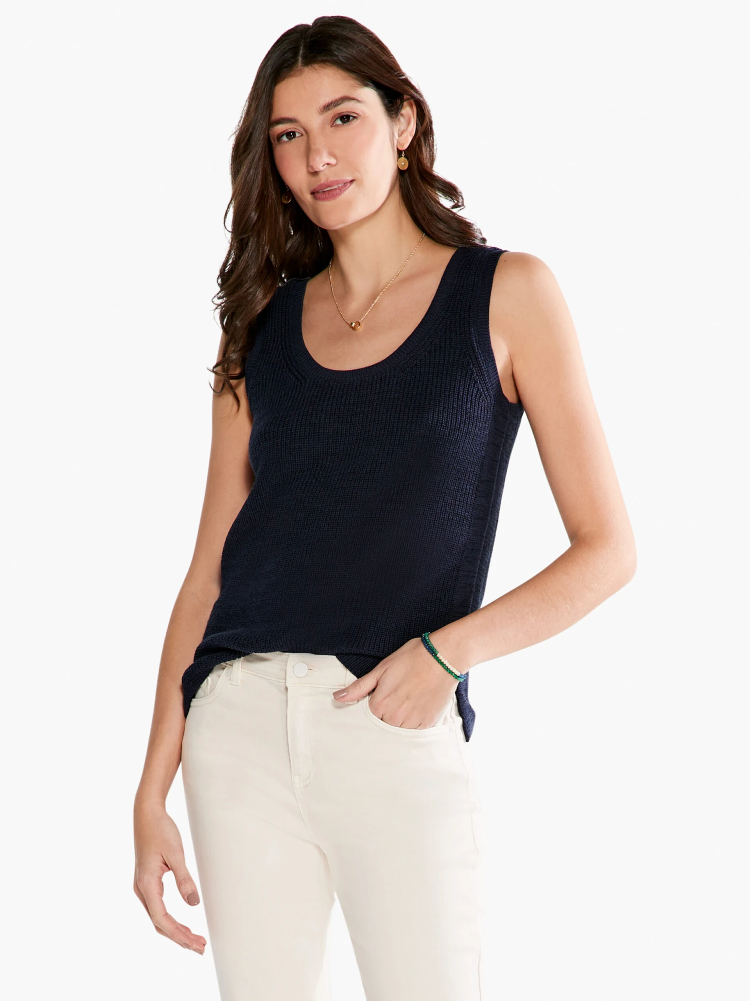 Shaker Knit Tank DARK INDIGO 3 Shaker Knit Tank DARK INDIGO