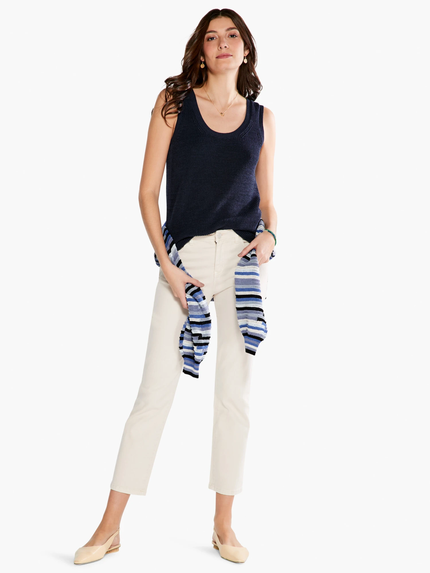 Shaker Knit Tank DARK INDIGO 6 Shaker Knit Tank DARK INDIGO - Image 4