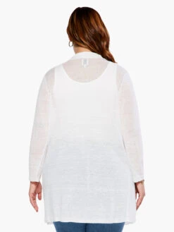 Featherweight Drape Cardigan PAPER WHITE -Apparel Sale Shop S231170WPWHPRODUCT 03