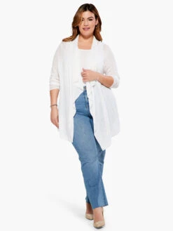 Featherweight Drape Cardigan PAPER WHITE -Apparel Sale Shop S231170WPWHPRODUCT 04