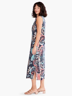 Batik Stamp Dress INDIGO MULTI -Apparel Sale Shop S231251IMIPRODUCT 02