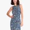 Water Drops Dress BLUE MULTI -Apparel Sale Shop S231252BLTPRODUCT 01