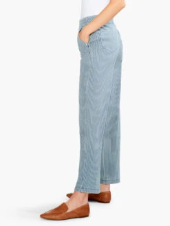 Railroad Stripe Wide-Leg Pant BLUE MULTI -Apparel Sale Shop S231301BLTPRODUCT 02