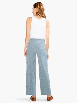 Railroad Stripe Wide-Leg Pant BLUE MULTI -Apparel Sale Shop S231301BLTPRODUCT 03