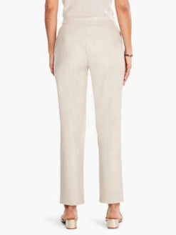 Faux Leather Straight-Leg Trouser COBBLESTONE -Apparel Sale Shop S231312CBSPRODUCT 03