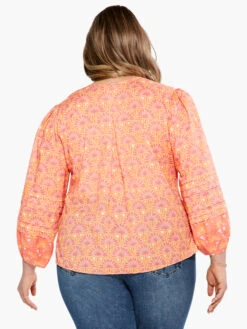 Swan Rays Top ORANGE MULTI -Apparel Sale Shop S231610WORMPRODUCT 03
