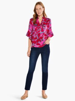 Happy Splash Top PINK MULTI -Apparel Sale Shop S231613PKMPRODUCT 04