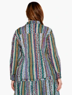 Flower Field Crinkle Shirt PINK MULTI -Apparel Sale Shop S231614WPKMPRODUCT 03