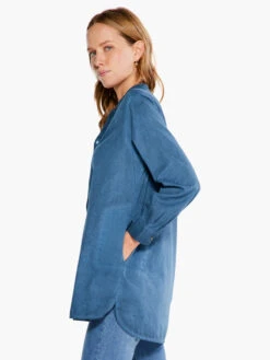 Garden Shirt INDIGO MULTI -Apparel Sale Shop S231621IMIPRODUCT 02