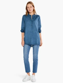 Garden Shirt INDIGO MULTI -Apparel Sale Shop S231621IMIPRODUCT 04