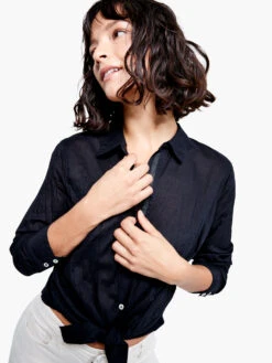 Crinkle Shirt BLACK ONYX -Apparel Sale Shop S231636BLXPRODUCT 06