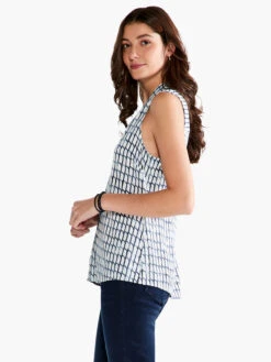 Lattice Live In Tank BLUE MULTI -Apparel Sale Shop S231641BLTPRODUCT 02