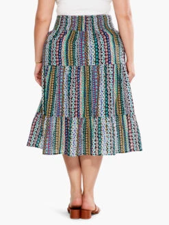 Flower Field Skirt PINK MULTI -Apparel Sale Shop S231700WPKMPRODUCT 03