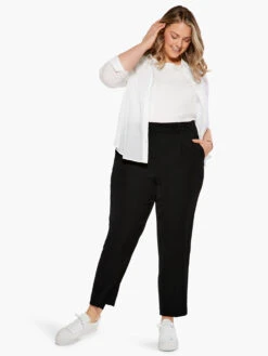 Smart Look Relaxed Trouser BLACK ONYX -Apparel Sale Shop S231827WBLXPRODUCT 04