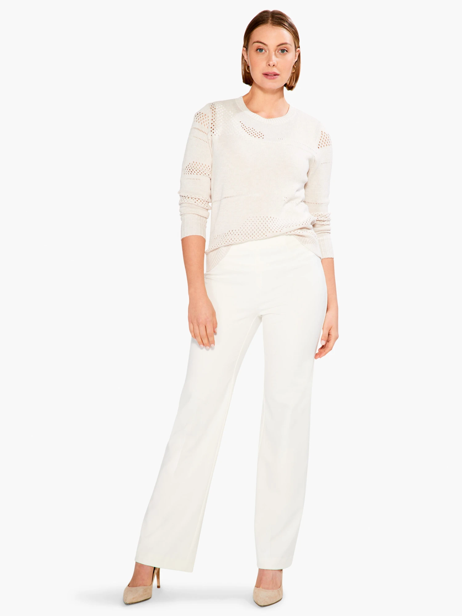 Work It Wide-Leg Trouser CREAM 6 Work It Wide-Leg Trouser CREAM - Image 4